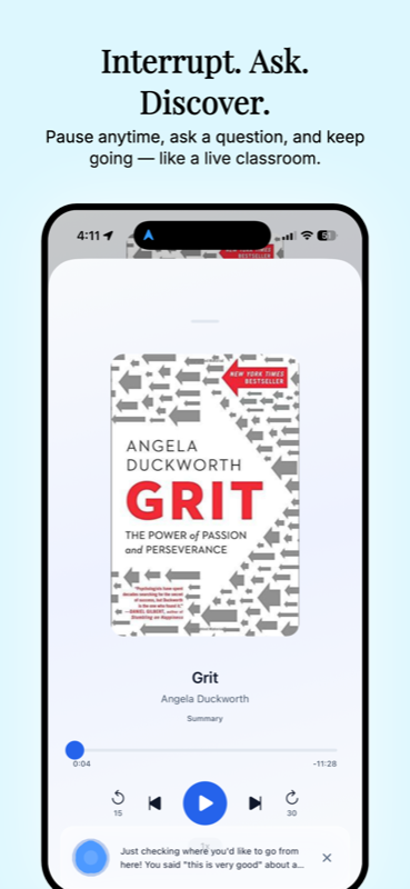 Voice Q&A mid-chapter